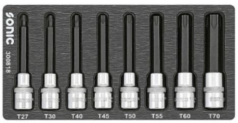 Sonic Torx Stecknuss Satz 1/2"A T27-T70