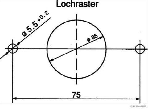 Seitenmarkierleuchte 110x41x7.5mm