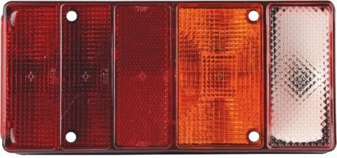 Schlussleuchte Glas rechts 224x106mm