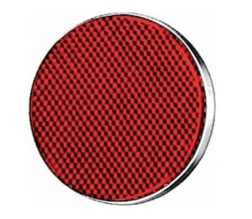 Rückstrahler rot rund 65mm