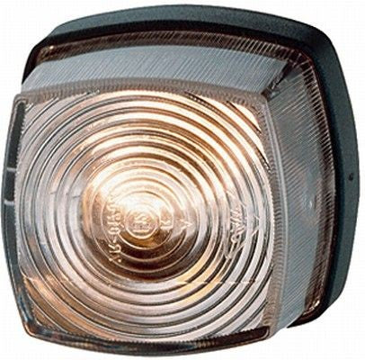 Hella Positionsleuchte Glas weiss 62x62mm