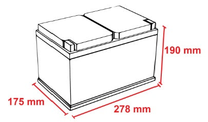 Exide Batterie 12V 77AH 760A