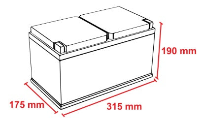 Exide Batterie 12V 90AH