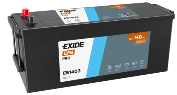 Exide Batterie EFB PRO 12V 140AH 800A