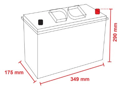 Exide Batterie HD PRO 12V 125AH 760A