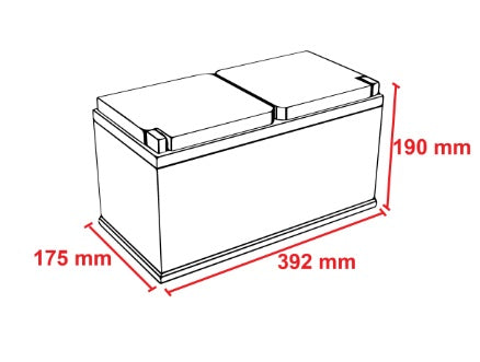 Exide Batterie PAGM 12V 96AH 850A