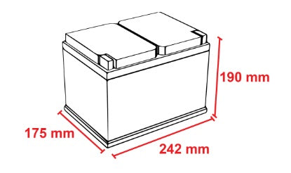 Exide Batterie AGM 12V 62AH 680A
