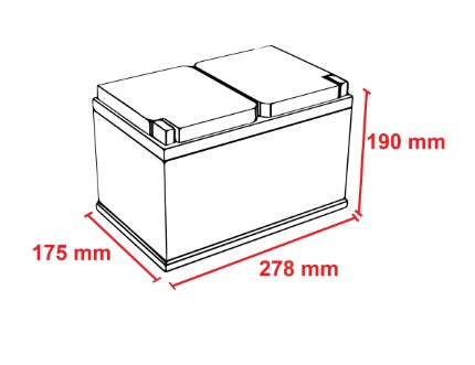 Exide Batterie AGM 12V 72AH 760A