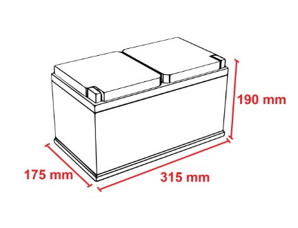 Exide Batterie AGM 12V 82AH 800A