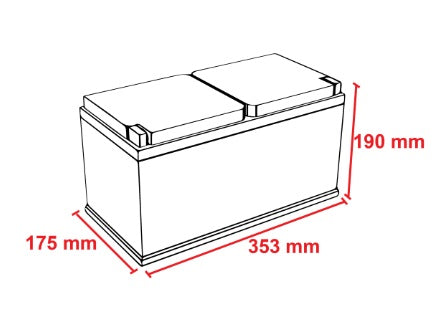 EXIDE Batterie AGM 12V 96AH 85A