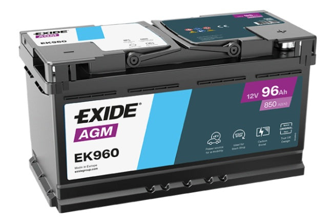 EXIDE Batterie AGM 12V 96AH 85A