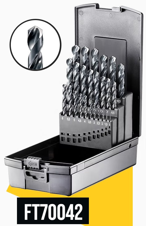 Spiralbohrer Set HSS-G VAPO 1-13mm
