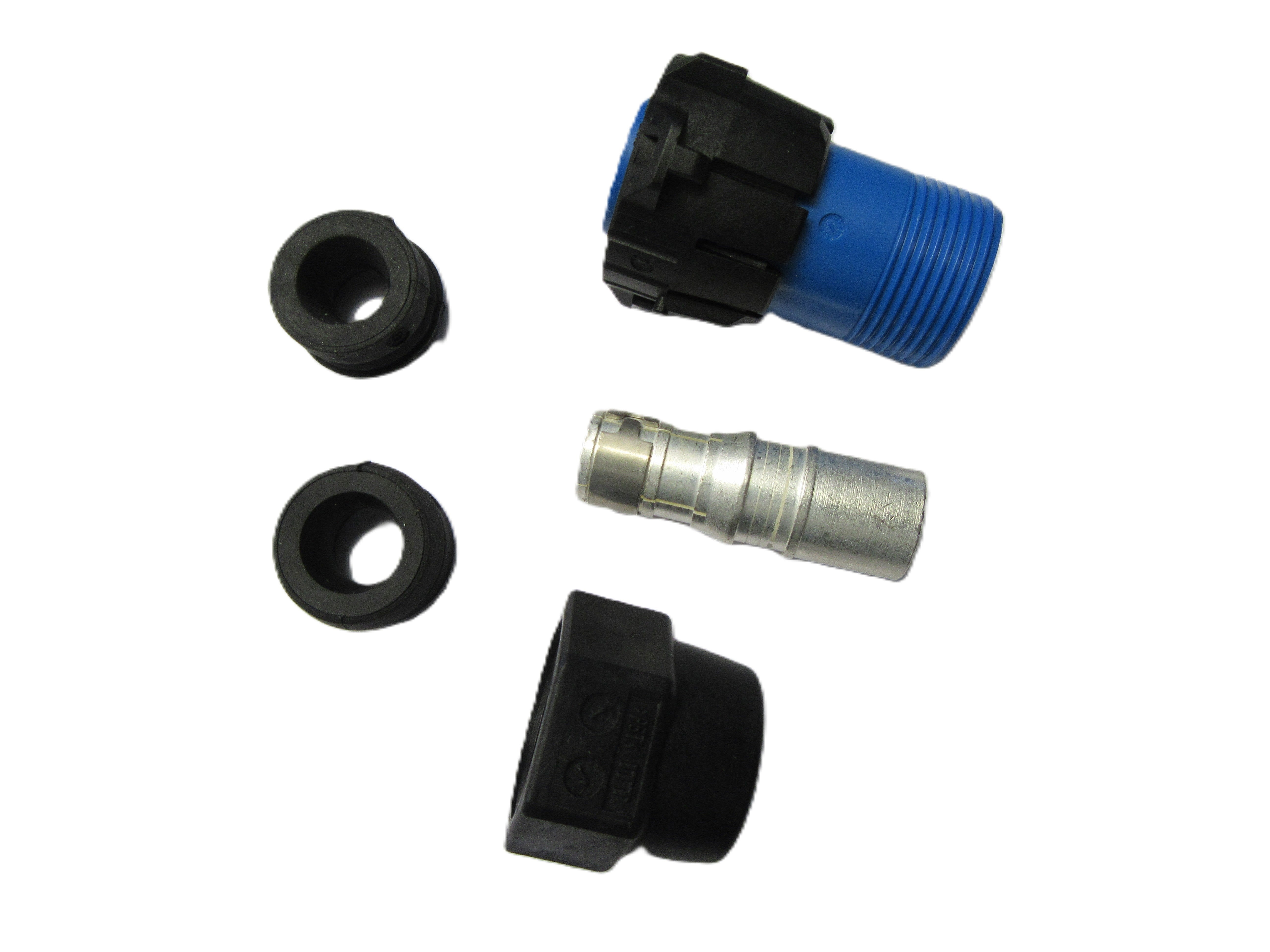 Stecker Bausatz 25mm blau