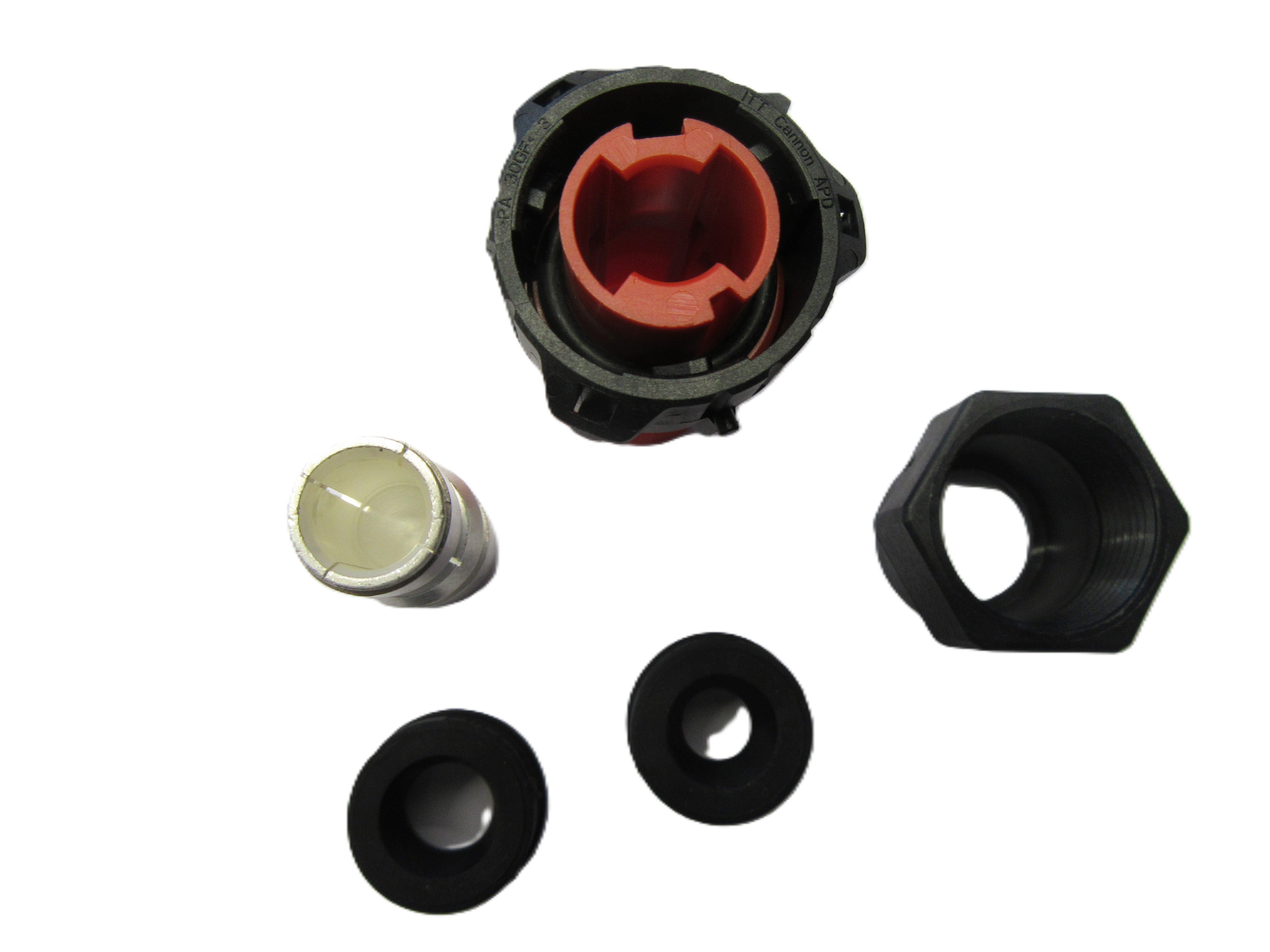 Stecker Bausatz 25mm rot