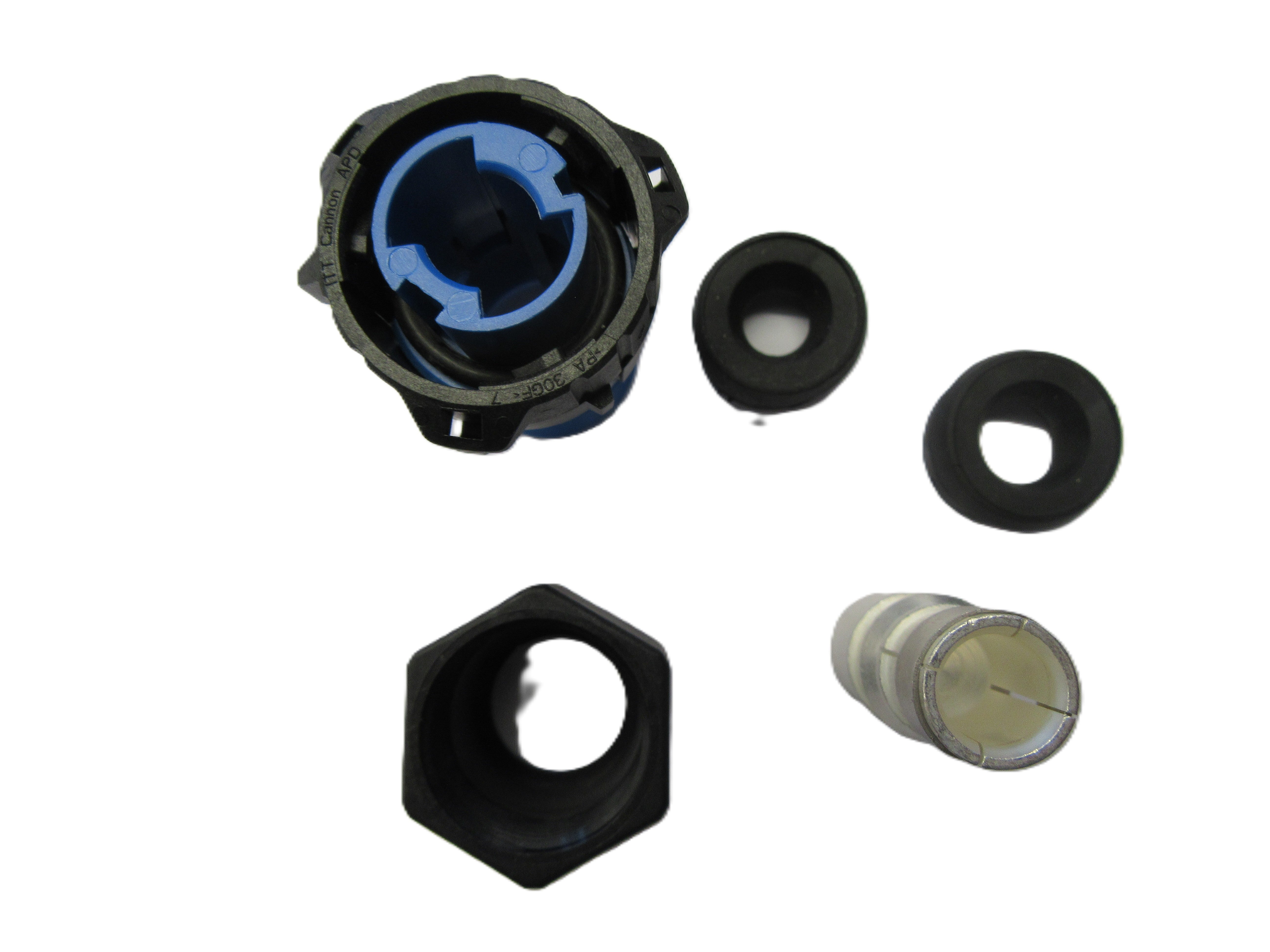 Stecker Bausatz 25mm blau