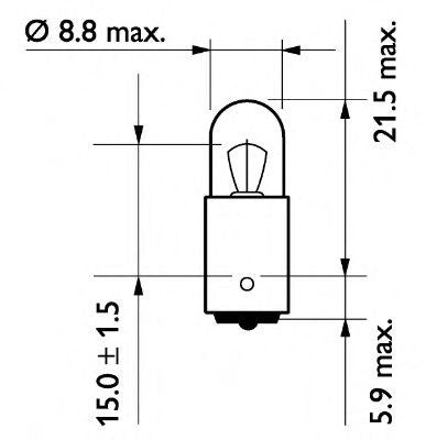 Glühbirne T4W 24V 4W