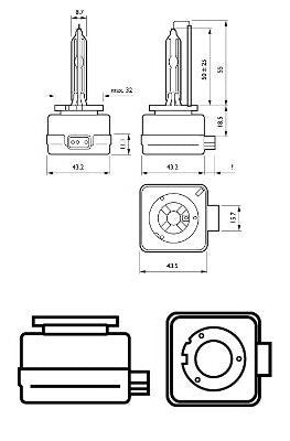 Glühbirne Xenon D1S 85V 35W