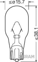 Glassockel Glühbirne WY16W 12V 16W orange